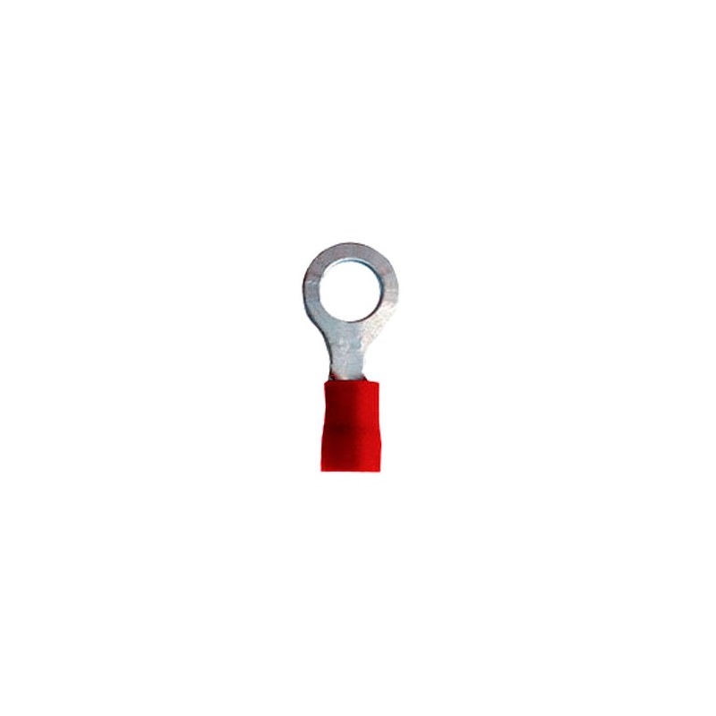 TERMINAL CAL. 8AWG OJILLO 3/16 ROJA TOR-8316