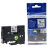 CINTA LAMINADA IMPRESION NEGRO SOBRE BLANCO 9MM X 8M AZE-221