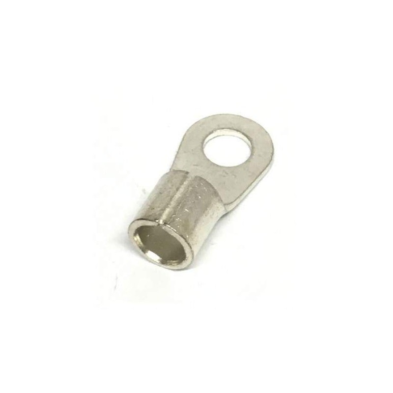 TERMINAL SIN AISLAR CON ANILLO SOLDADO 6 - 3/16 TOS-6316