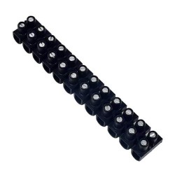 REGLETA DE CONEXION NYLBLOC 12P 10MM² 57A NEGRO AWG 10