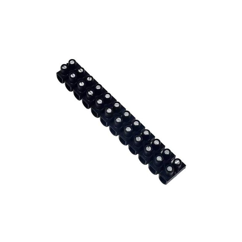 REGLETA DE CONEXION NYLBLOC 12P 10MM² 57A NEGRO AWG 10
