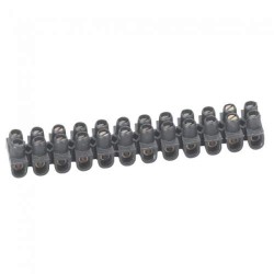 REGLETA DE CONEXION NYLBLOC 12P 4MM² 24A NEGRO AWG 14