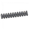 REGLETA DE CONEXION NYLBLOC 12P 4MM² 24A NEGRO AWG 14
