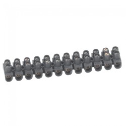 REGLETA DE CONEXION NYLBLOC 12P 4MM² 24A NEGRO AWG 14
