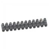 REGLETA DE CONEXION NYLBLOC 12P 4MM² 24A NEGRO AWG 14