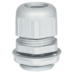 Conector glándula PG 13.5 IP 68 Color Gris RAL 7001, incluye tuerca 98023