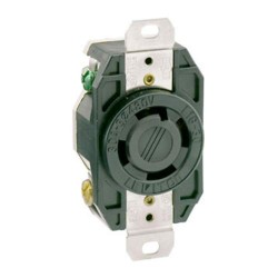 RECEPTÁCULO MEDIA VUELTA INDUSTRIAL 30A 3Ø 480V 3P4H 2730-B